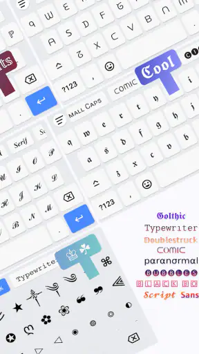 Fonts Aa - Teclado de fuente screenshot