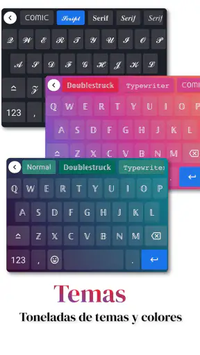 Fonts Aa - Teclado de fuente screenshot