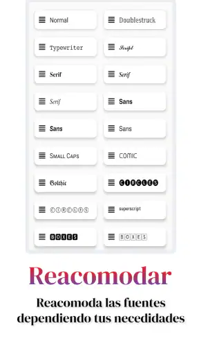 Fonts Aa - Teclado de fuente screenshot