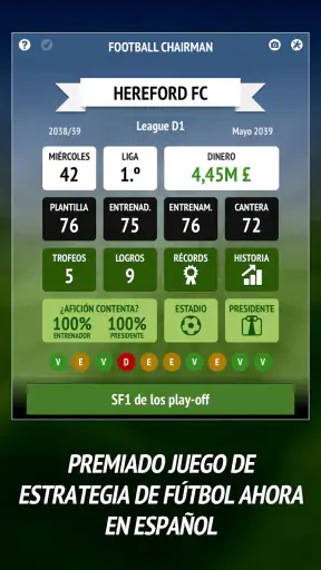 Football Chairman (Presidente) screenshot
