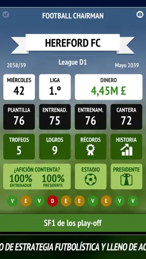 Football Chairman (Presidente) screenshot