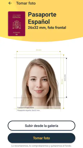 Foto Carnet - DNI & Pasaporte screenshot