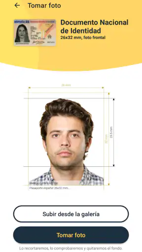 Foto Carnet - DNI & Pasaporte screenshot