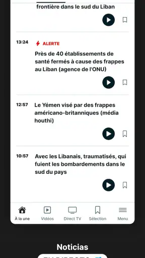 FRANCE 24 - Noticias 24/7 screenshot