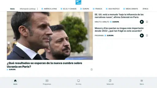 FRANCE 24 - Noticias 24/7 screenshot
