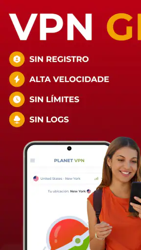 Free VPN gratis de Planet VPN screenshot