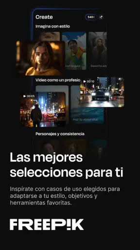 Freepik: Diseña y edita con IA screenshot