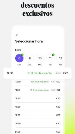Fresha para clientes screenshot