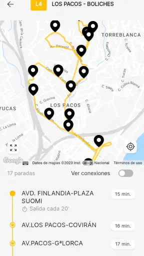 Fuengirola Transporte Urbano screenshot