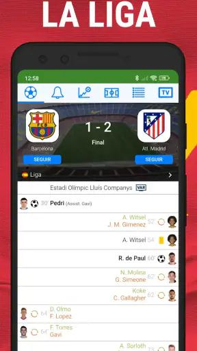 Fútbol en directo screenshot