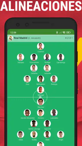 Fútbol en directo screenshot