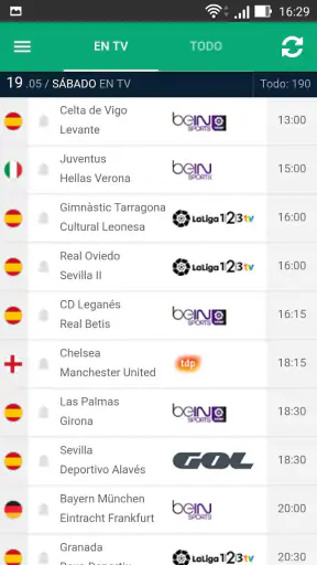 Futbol en TV screenshot