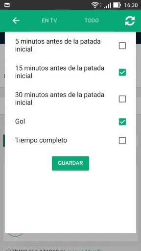 Futbol en TV screenshot