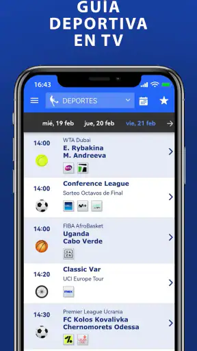 Fútbol hoy en TV screenshot