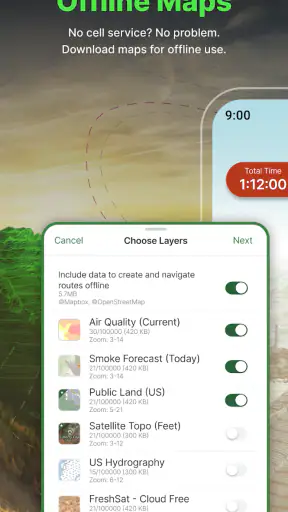 Gaia GPS (Mapas Topográficos) screenshot