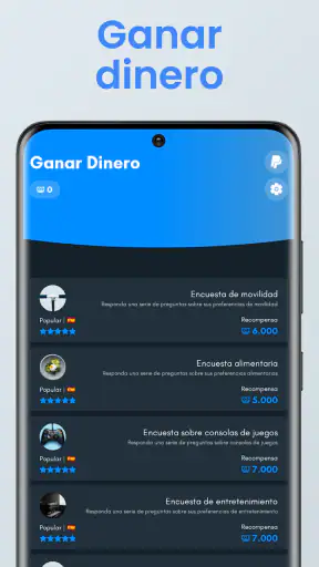 Ganar Dinero Encuestas Pagadas screenshot