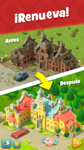 Gardenscapes screenshot