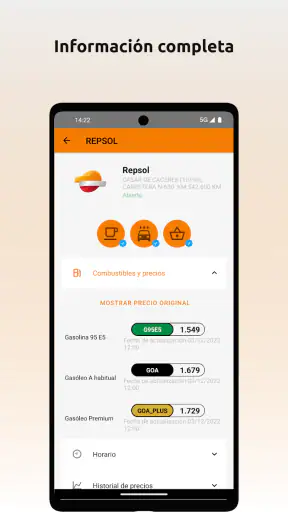Gasofapp - Gasolineras España screenshot