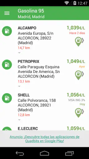 Gasolina y Diesel España screenshot