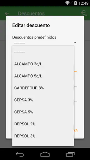 Gasolina y Diesel España screenshot