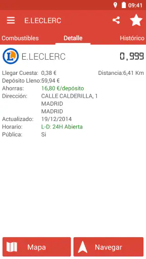 Gasolineras España screenshot