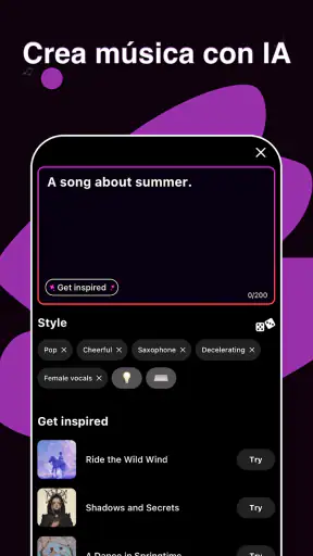 Generador de música con IA screenshot