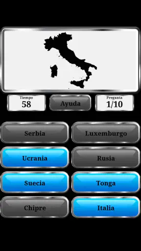 Geografía Mundial - Juego screenshot