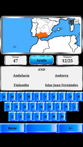 Geografía Mundial - Juego screenshot
