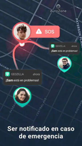 GeoZilla GPS Localizador screenshot