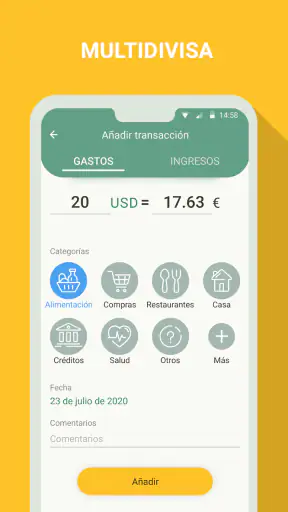 Gestor de gastos - finanzas screenshot