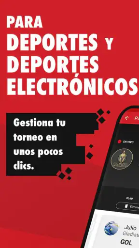 Gestor de ligas y torneos screenshot