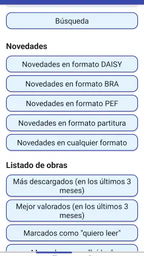 Gestor ONCE libros digitales screenshot