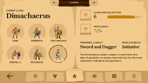 Gladiator manager screenshot
