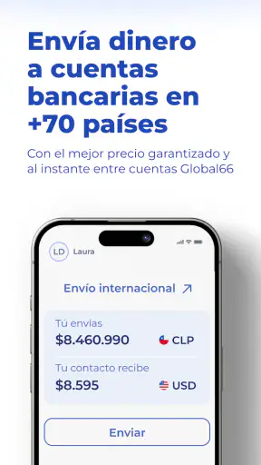 Global66: paga, envía, y más screenshot