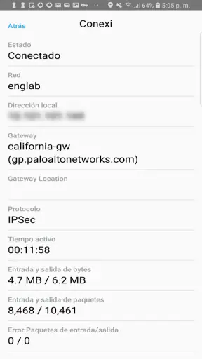 GlobalProtect screenshot