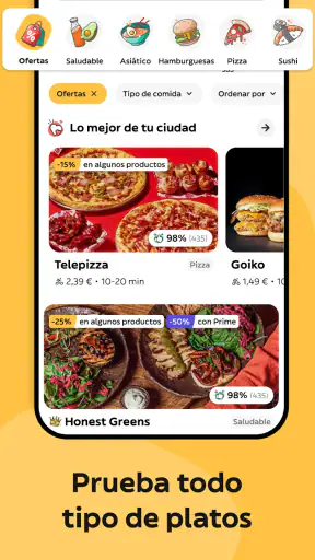 Glovo: Comida a domicilio screenshot