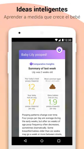 Glow Baby para la lactancia screenshot