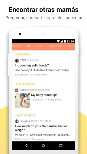 Glow Baby para la lactancia screenshot