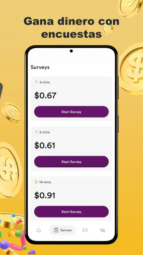 Golden Surveys - Ganar dinero screenshot