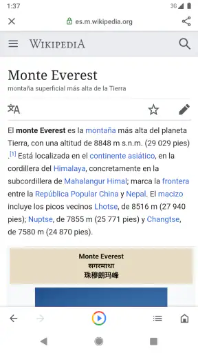 Google Go screenshot