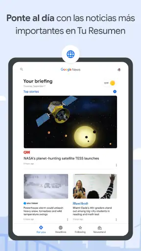 Google News screenshot