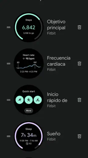 Google Pixel Watch screenshot