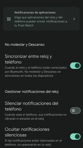 Google Pixel Watch screenshot