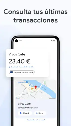 Google Wallet screenshot