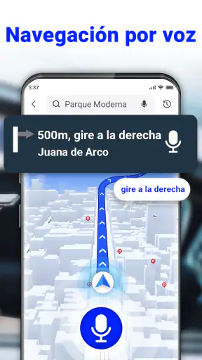 GPS por voz: Planificador screenshot