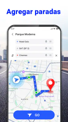 GPS por voz: Planificador screenshot