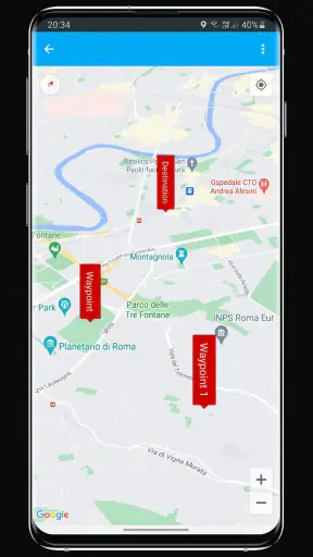 Gps Route Finder screenshot