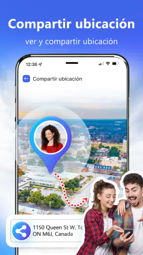 GPS satélite vista: mapas screenshot