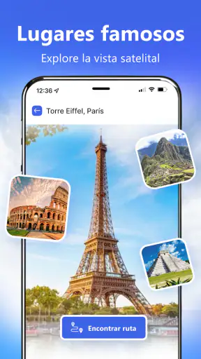 GPS satélite vista: mapas screenshot