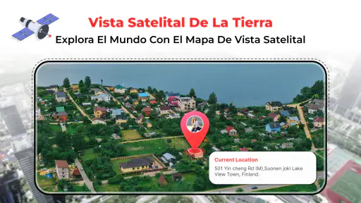 GPS Vivir Satélite Vista Mapa screenshot